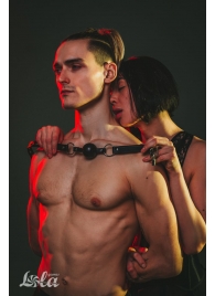 Черный кляп Love Addict на замочке - Lola Games - купить с доставкой в Набережных Челнах