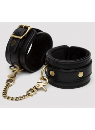 Черные оковы на ноги Bound to You Faux Leather Ankle Cuffs - Fifty Shades of Grey - купить с доставкой в Набережных Челнах
