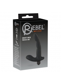 Черный вибромассажер простаты Naughty Finger Prostate Vibe - 13,8 см. - Orion - в Набережных Челнах купить с доставкой