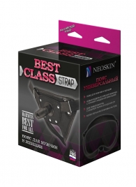 Черный пояс для насадок BEST CLASS STRAP - LOVETOY (А-Полимер) - купить с доставкой в Набережных Челнах