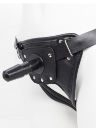 Черный пояс для насадок CLASS STRAP Restyling - LOVETOY (А-Полимер) - купить с доставкой в Набережных Челнах