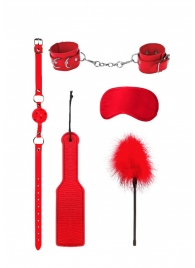 Красный игровой набор БДСМ Introductory Bondage Kit №4 - Shots Media BV - купить с доставкой в Набережных Челнах
