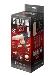 Вибрострапон Woman Midi с вагинальной пробкой - 22 см. - LOVETOY (А-Полимер) - купить с доставкой в Набережных Челнах