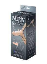 Телесный мужской парапротез MEN STYLE - 15 см. - LOVETOY (А-Полимер) - купить с доставкой в Набережных Челнах