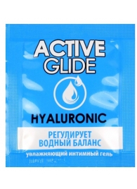 Лубрикант на водной основе Active Glide с гиалуроновой кислотой - 3 гр. - Биоритм - купить с доставкой в Набережных Челнах