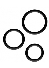 Набор из 3 эрекционных колец SILICONE COCKRINGS - Dream Toys - в Набережных Челнах купить с доставкой