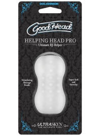 Прозрачный мини-мастурбатор Helping Head Pro - Doc Johnson - в Набережных Челнах купить с доставкой