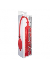 Красная вакуумная помпа Power Pump Red - Toy Joy - в Набережных Челнах купить с доставкой
