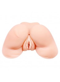 Телесная вибровагина Julie с 2 рабочими отверстиями - Baile - в Набережных Челнах купить с доставкой