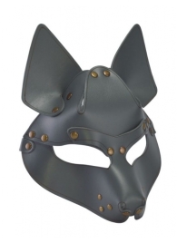 Серая маска Wolf с клепками - Sitabella - купить с доставкой в Набережных Челнах