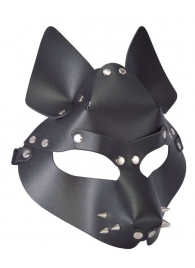 Черная маска Wolf с шипами - Sitabella - купить с доставкой в Набережных Челнах