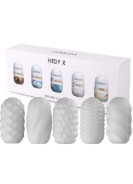 Набор из 5 мастурбаторов Hedy X5 Mixed - Svakom - в Набережных Челнах купить с доставкой