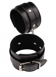 Черные оковы Classic Ankle Cuffs - Chisa - купить с доставкой в Набережных Челнах