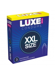 Презервативы увеличенного размера LUXE Royal XXL Size - 3 шт. - Luxe - купить с доставкой в Набережных Челнах