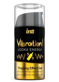 Жидкий интимный гель с эффектом вибрации Vibration! Vodka Energy - 15 мл. - INTT - купить с доставкой в Набережных Челнах