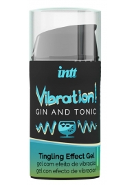 Жидкий интимный гель с эффектом вибрации Vibration! Gin   Tonic - 15 мл. - INTT - купить с доставкой в Набережных Челнах