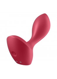 Красный вибромассажёр простаты Satisfyer Backdoor Lover - 14 см. - Satisfyer - в Набережных Челнах купить с доставкой