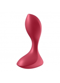 Красный вибромассажёр простаты Satisfyer Backdoor Lover - 14 см. - Satisfyer - в Набережных Челнах купить с доставкой