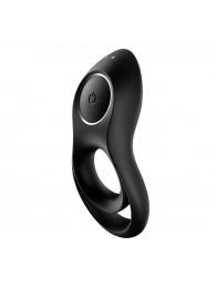 Черное эрекционное виброкольцо Legendary Duo - Satisfyer - в Набережных Челнах купить с доставкой