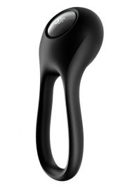 Черное эрекционное виброкольцо Majestic Duo - Satisfyer - в Набережных Челнах купить с доставкой