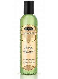 Массажное масло Naturals Vanilla Sandalwood с ароматом ванили и сандала - 236 мл. - Kama Sutra - купить с доставкой в Набережных Челнах