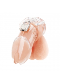Прозрачная клетка целомудрия Acrylic See-thru Chastity Cage - BlueLine - купить с доставкой в Набережных Челнах