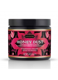 Пудра для тела Honey Dust Body Powder с ароматом клубники - 170 гр. - Kama Sutra - купить с доставкой в Набережных Челнах