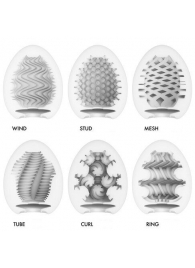 Набор из 6 мастурбаторов Tenga EGG IV с различным рельефом - Tenga - в Набережных Челнах купить с доставкой