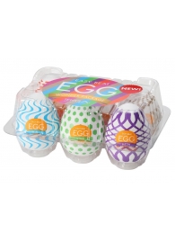 Набор из 6 мастурбаторов Tenga EGG IV с различным рельефом - Tenga - в Набережных Челнах купить с доставкой