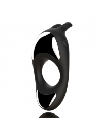 Черное эрекционное кольцо с двумя моторами Zeus Dual Vibe Cock Ring - FeelzToys - в Набережных Челнах купить с доставкой