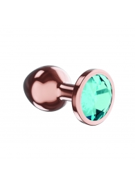 Пробка цвета розового золота с малиновым кристаллом Diamond Topaz Shine L - 8,3 см. - Lola Games - купить с доставкой в Набережных Челнах