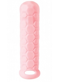 Розовый фаллоудлинитель Homme Long - 15,5 см. - Lola Games - в Набережных Челнах купить с доставкой