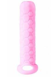 Розовый фаллоудлинитель Homme Long - 13,5 см. - Lola Games - в Набережных Челнах купить с доставкой