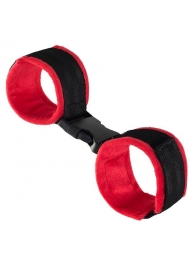 Красно-черные велюровые оковы Anonymo - ToyFa - купить с доставкой в Набережных Челнах