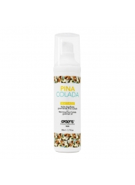 Разогревающее массажное масло с ароматом пина колада Gourmet Pina Colada - 50 мл. - Exsens - купить с доставкой в Набережных Челнах