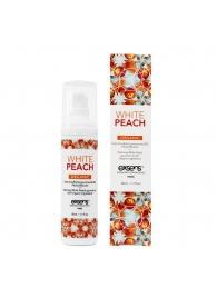 Разогревающее массажное масло Gourmet White Peach Organic с органическими ингредиентами - 50 мл. - Exsens - купить с доставкой в Набережных Челнах
