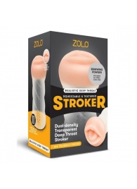 Мастурбатор-ротик ZOLO DEEP THROAT - Zolo - в Набережных Челнах купить с доставкой