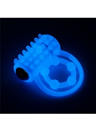 Голубое, светящееся в темноте виброкольцо Lumino Play Vibrating Penis Ring - Lovetoy - в Набережных Челнах купить с доставкой