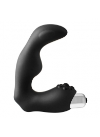 Черный вибромассажер простаты FantASStic Vibrating Prostate Massager - 11,3 см. - Dream Toys - в Набережных Челнах купить с доставкой