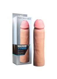 Телесная фаллическая насадка на пенис Magnum Xtender - 23 см. - Blush Novelties - в Набережных Челнах купить с доставкой