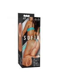 Мастурбатор-вагина цвета карамели Sofia с вибрацией - Blush Novelties - в Набережных Челнах купить с доставкой