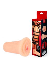 Реалистичный мастурбатор-вагина телесного цвета с вибрацией - Bior toys - в Набережных Челнах купить с доставкой