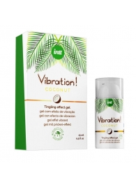 Возбуждающий гель с ароматом кокоса Vibration Coconut - 15 мл. - INTT - купить с доставкой в Набережных Челнах