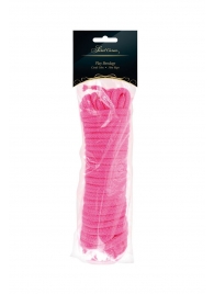 Розовая веревка для связывания Sweet Caress Rope - 10 метров - Sweet Caress - купить с доставкой в Набережных Челнах