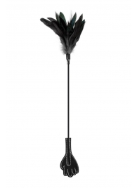 Двусторонний стек-щекоталка Sweet Caress Feather Whip - 58 см. - Sweet Caress - купить с доставкой в Набережных Челнах