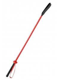 Красно-черный гладкий стек - 71 см. - Fetish Tentation - купить с доставкой в Набережных Челнах