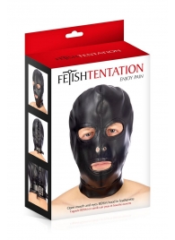 Маска-шлем с прорезями для глаз и рта - Fetish Tentation - купить с доставкой в Набережных Челнах