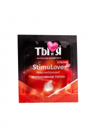 Разогревающий гель-лубрикант Stimulove Strong в одноразовой упаковке - 4 гр. - Биоритм - купить с доставкой в Набережных Челнах