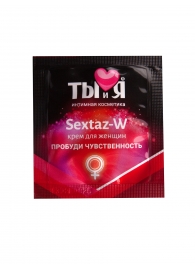 Возбуждающий крем для женщин Sextaz-W в одноразовой упаковке - 1,5 гр. - Биоритм - купить с доставкой в Набережных Челнах