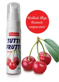 Гель-смазка Tutti-frutti с вишнёвым вкусом - 30 гр. - Биоритм - купить с доставкой в Набережных Челнах